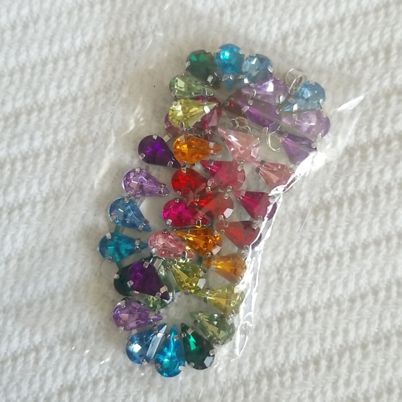 Rainbow Tennis Necklace - Picture 5 of 9